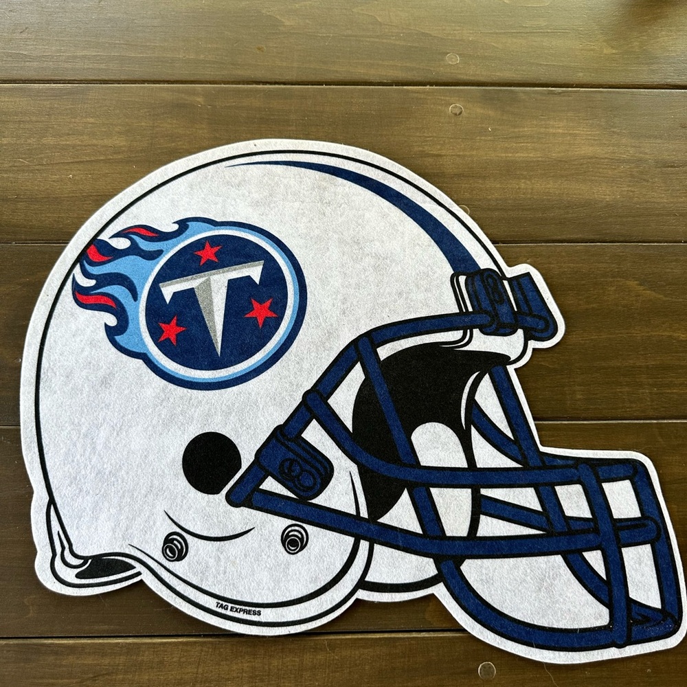 NFL Tennessee Titans Felt helmet wall decor